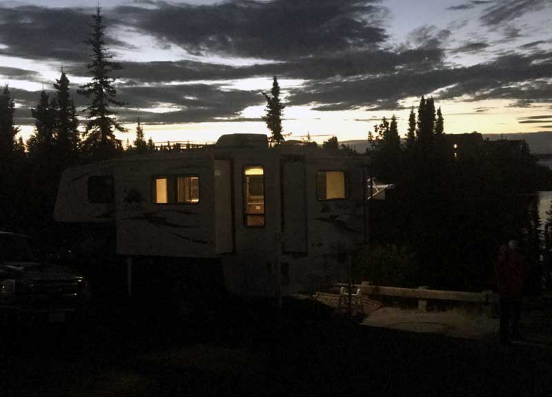 Alaska State Forest Campground At Lake Louise