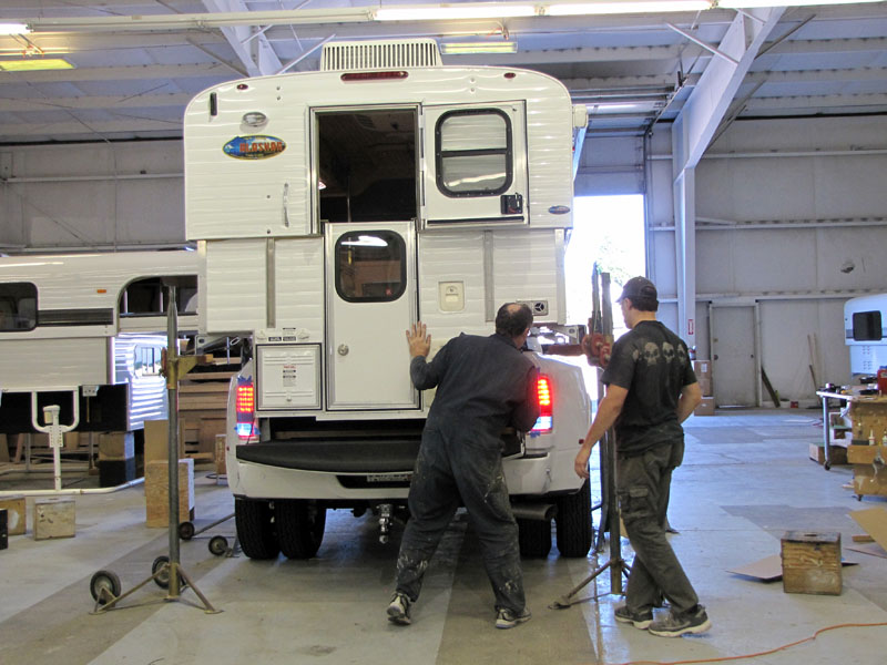 Alaskan Factory Camper Installed