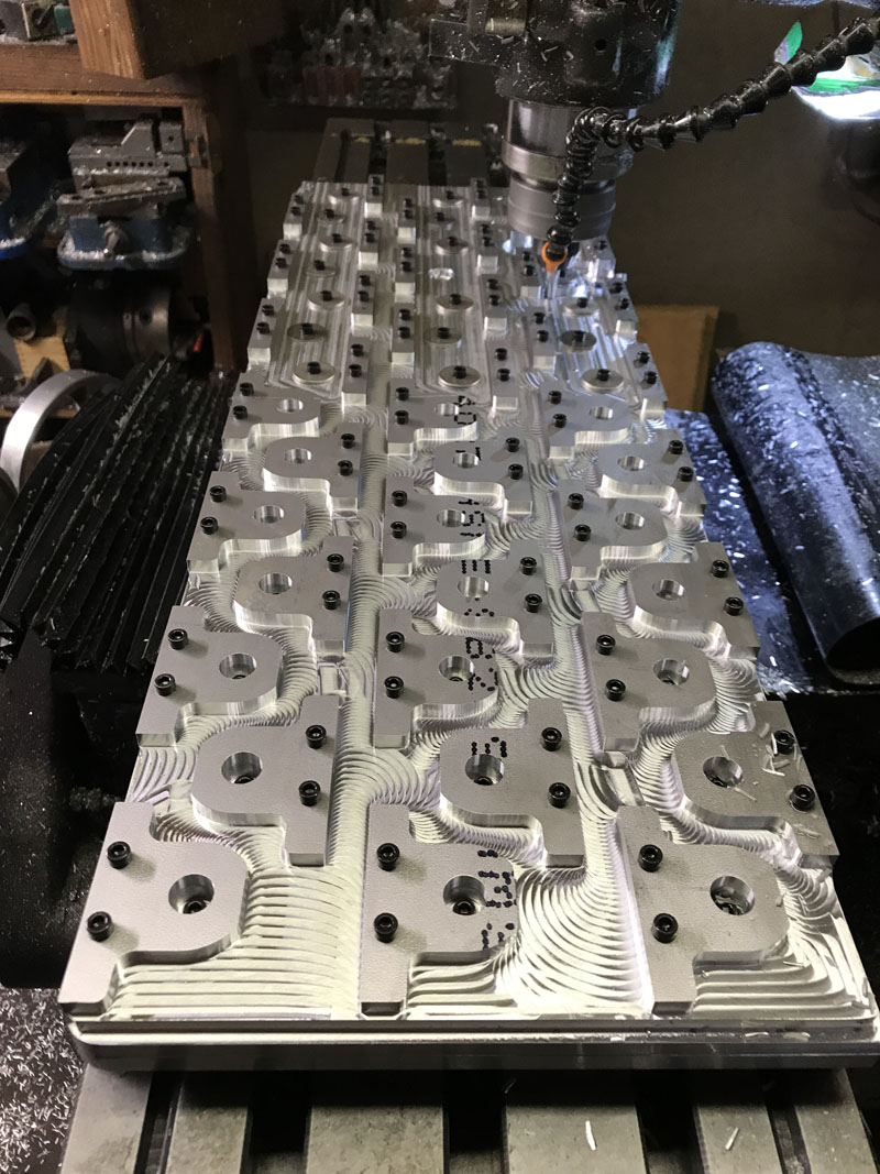 CNC Cut Pieces In Action