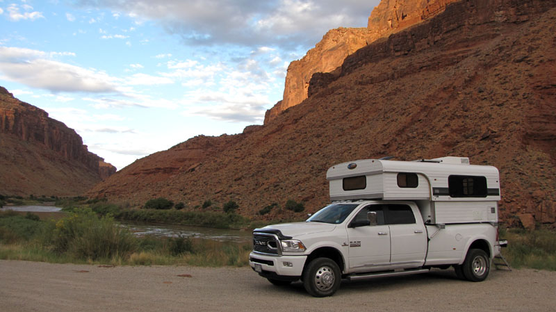 Camping In Moab With Alaskan And Dually Truck