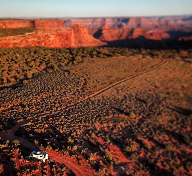 Cirrus Camper drone Shot