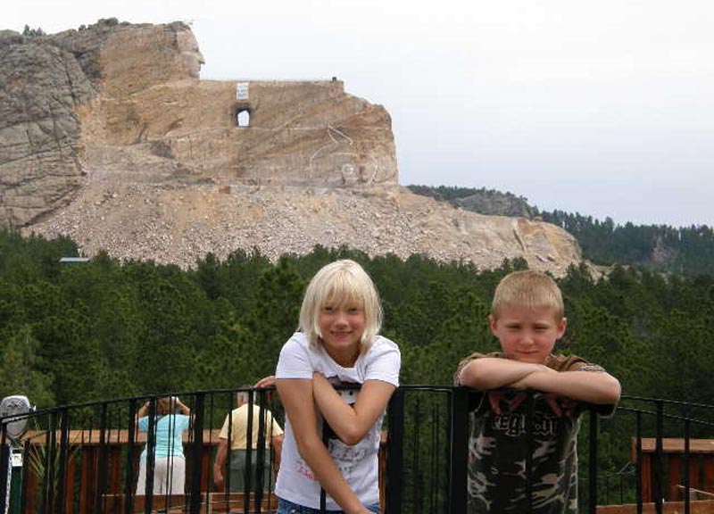 Crazy Horse With Grandchildren