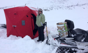 Doreen Ice Fishing Set Up