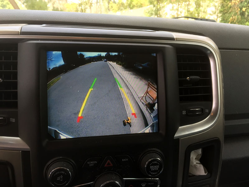 Factory RAM Backup Camera In Truck