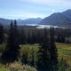 Matanuska Glacier From The Dining Room Of The Long Rifle Lodge