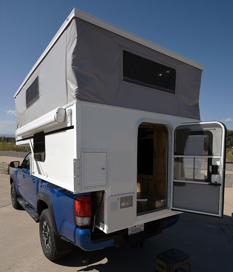 Phoenix Mini Max Camper Entry Door Open