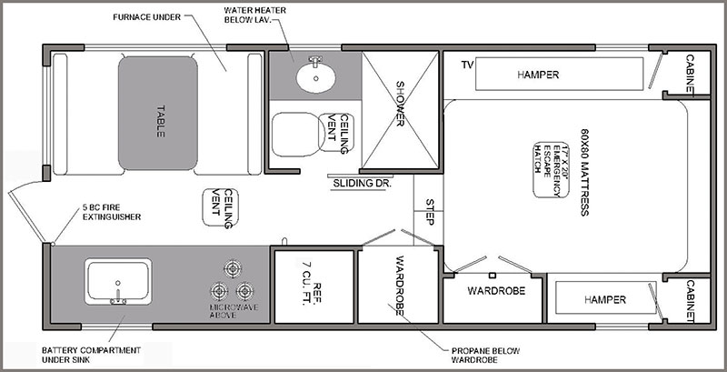 Rugged Mountain Granite 11RL Floor Plan