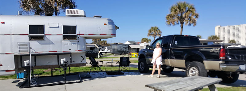 StableLift Off Camper At Campground