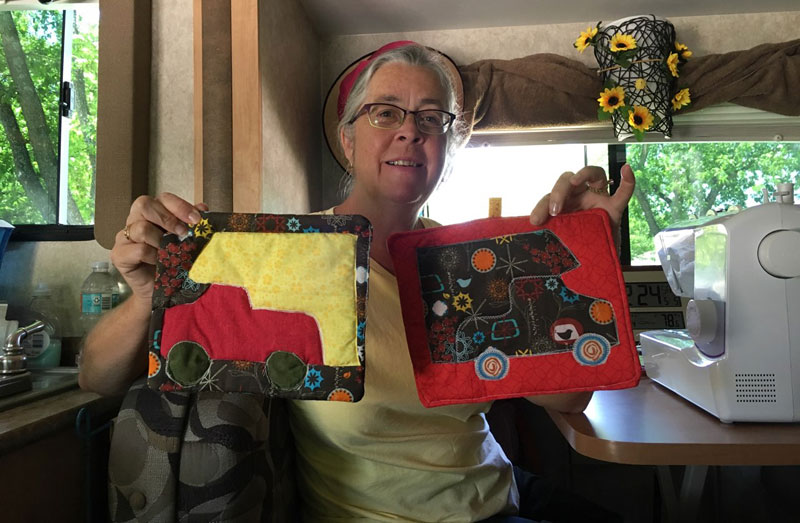 Truck Camper Potholders