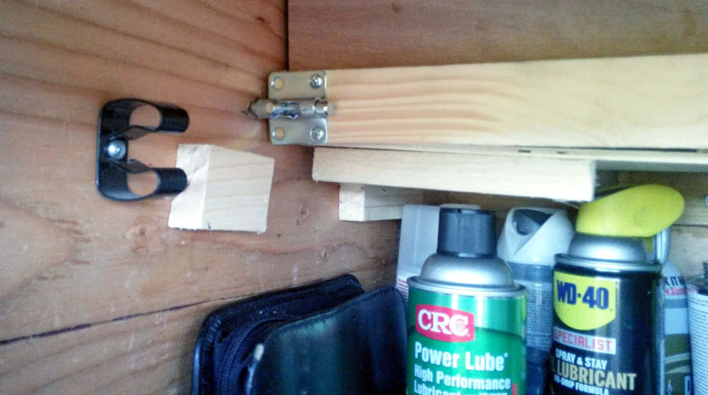 Hasp For Storage Shelves