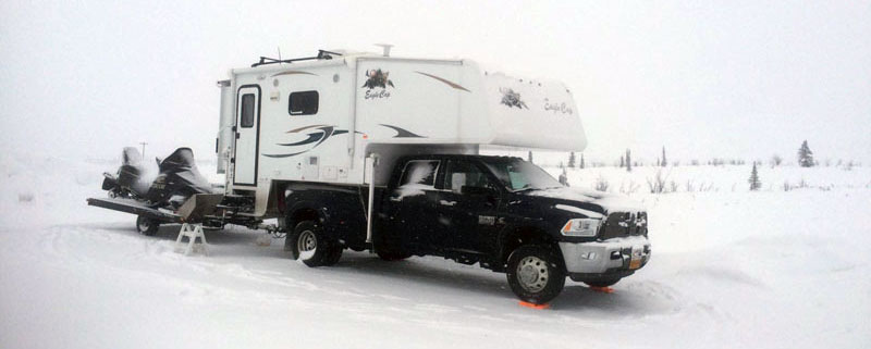 Ice Fishing Along Glenn Highway