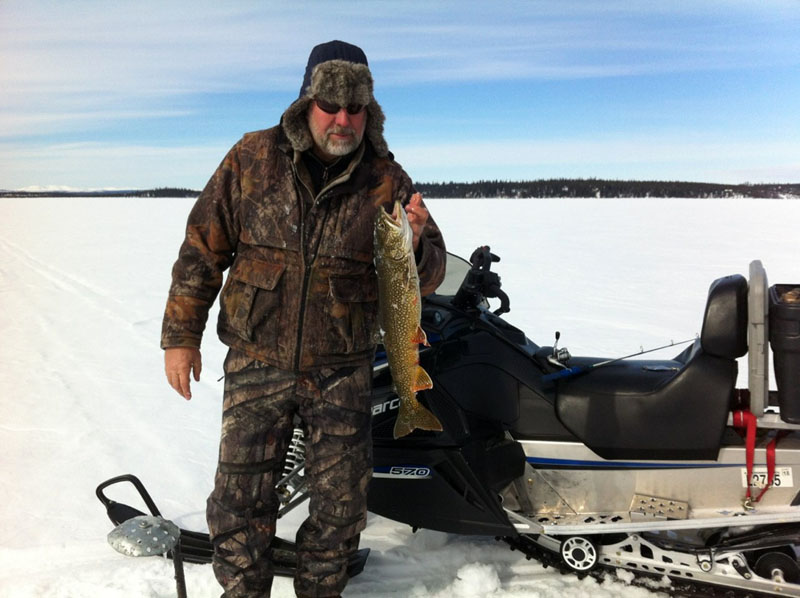 Small Lake Trout On Lake Louise