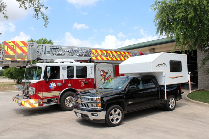 Cave Camper And Fire Truck