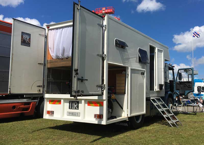 Doors Opened Up On Scania Camper