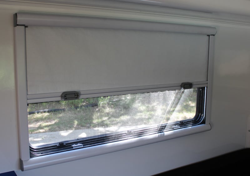 Insulated Window Cave Camper