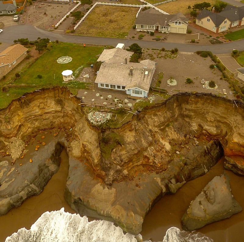 Mudslide From Drone