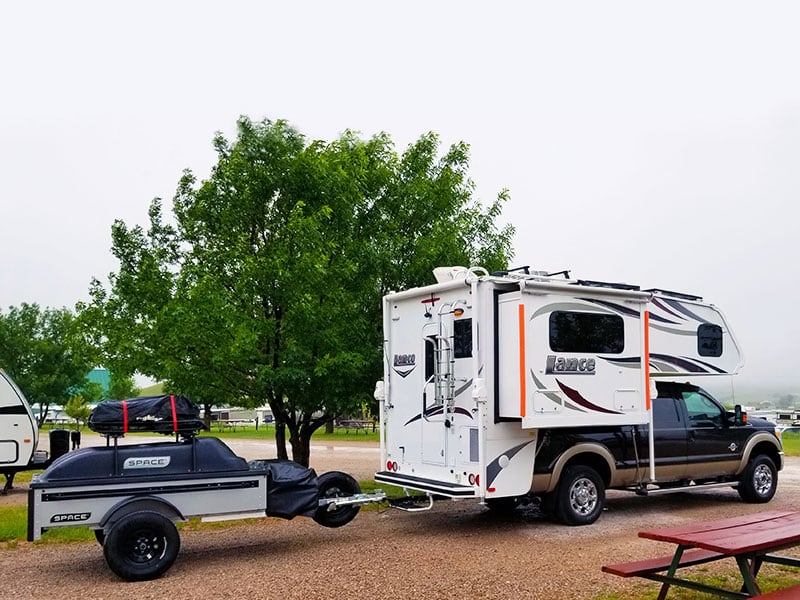 Camping somewhere in Wyoming