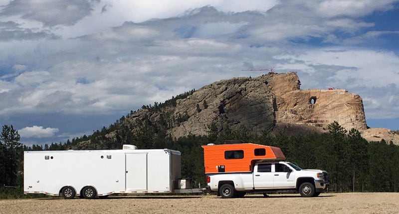 At Crazy Horse Memorial In Crazy Horse South Dakota