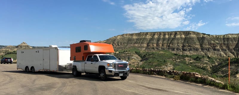 At A Scenic Overlook Between Williston North Dakota And Dickinson North Dakota