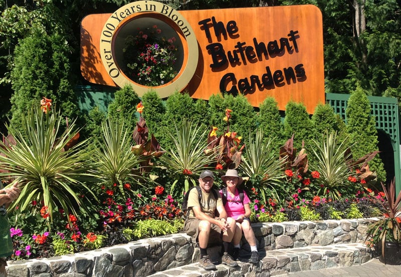 Butchart Gardens Sign