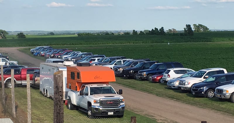 Camping At Wagner Speedway In Wagner South Dakota