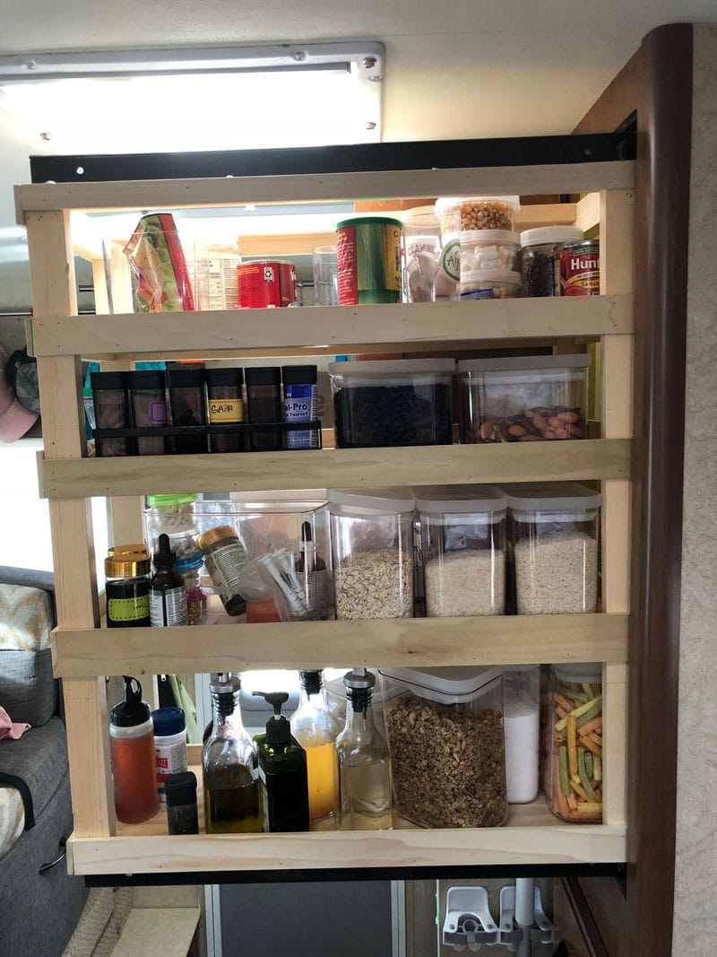 Build a DIY Slide Out Pantry