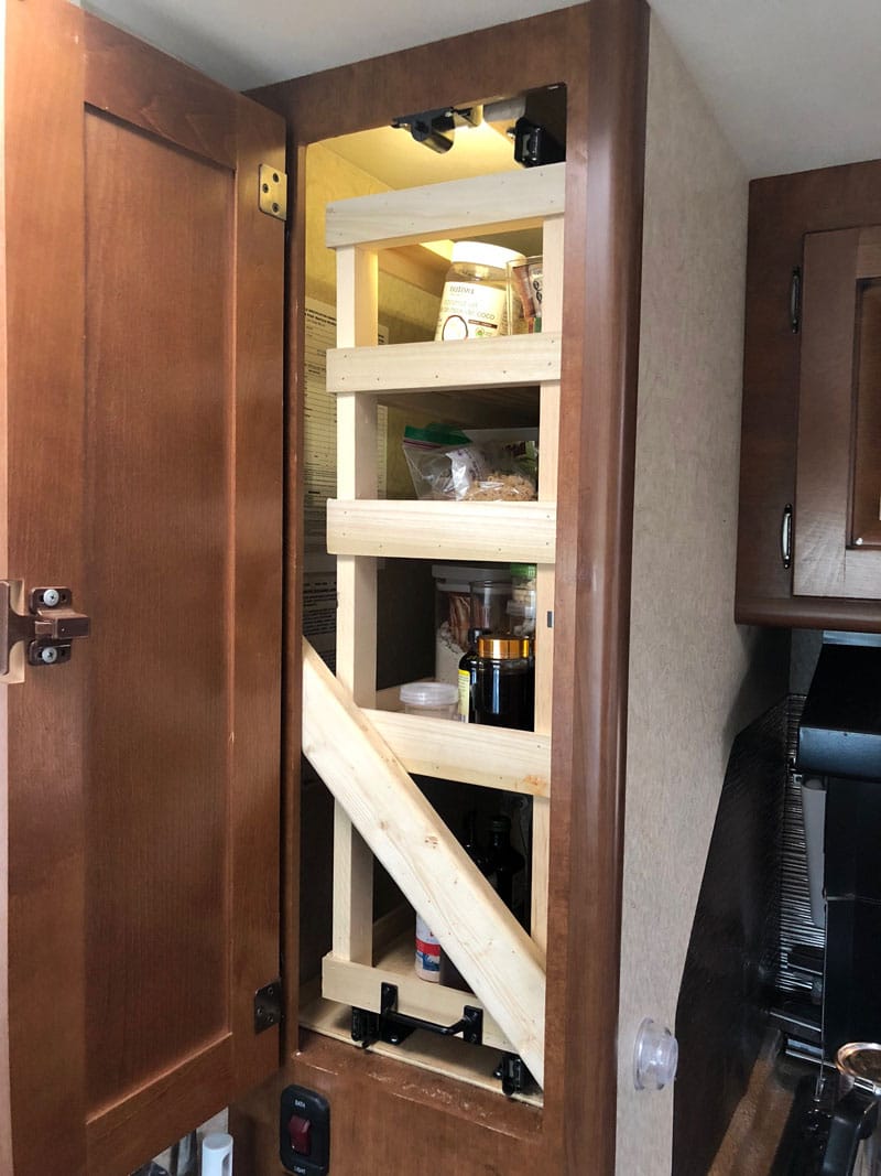 Pull Out Pantries With More Storage - Truck Camper Magazine