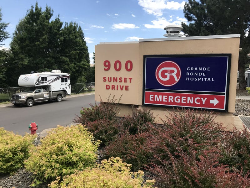 LaGrande, Oregon Hospital Visit