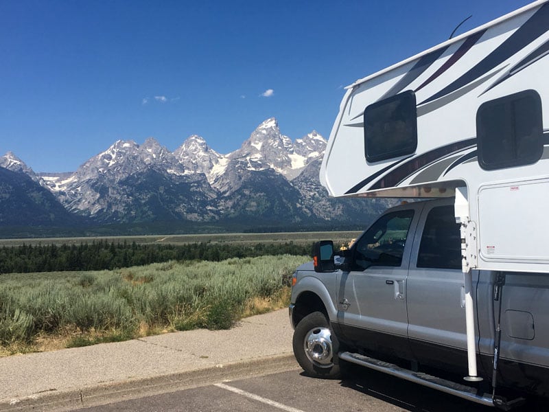 Lance 850 In Grand Teton National Park