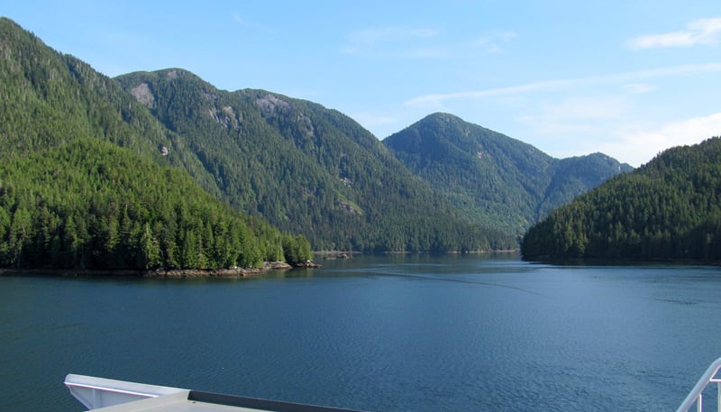 Scenery On Ferry To Vancouver Island