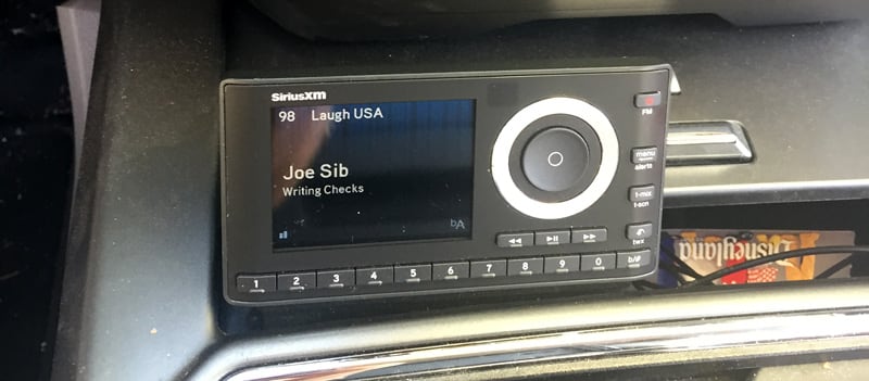 SiriusXM Receiver Mounted In The Cab