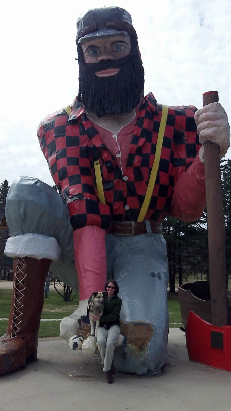 Stopped For The Paul Bunyan Statue