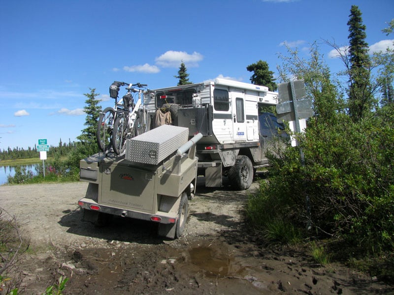 Alaska Muddy Camp Site Path