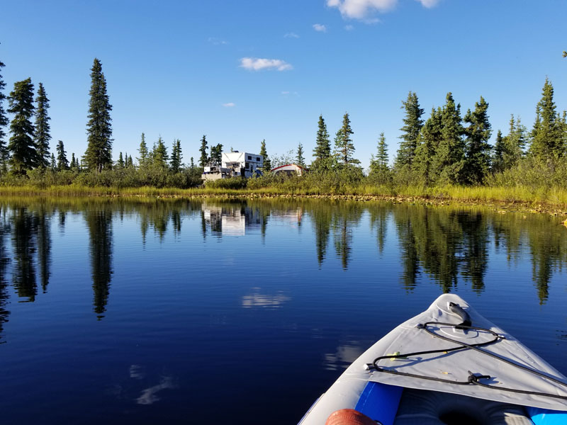 Alaska Muddy Camp Kayak Lake