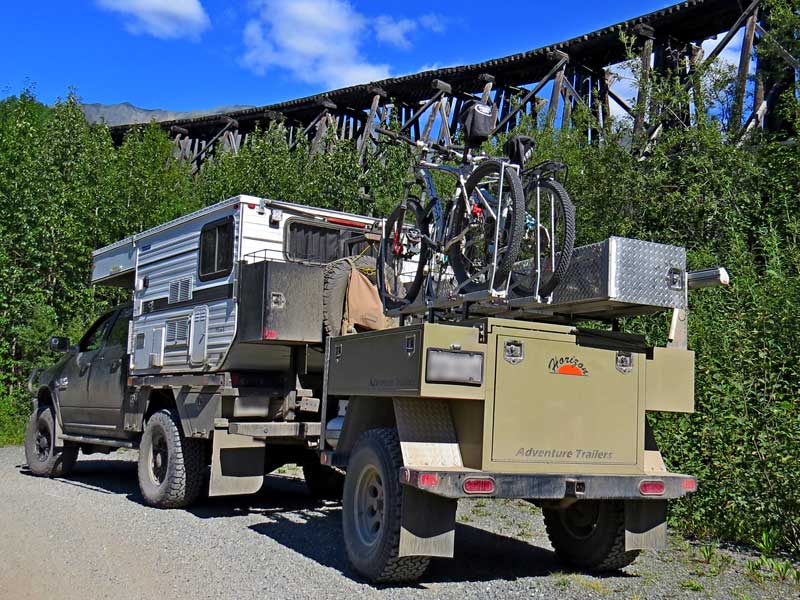 Bike Rack On Utility Trailer