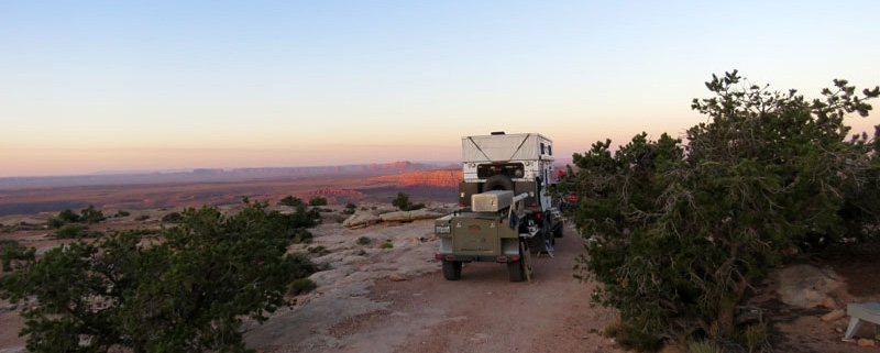 Camp At The Top Of The Moki Dugway