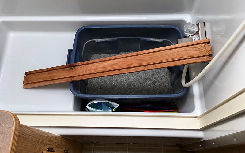 Cat Litter Box In Shower