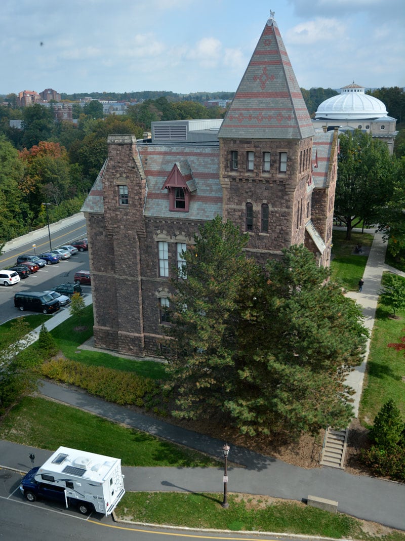 Cornell University Campus Parking Camper