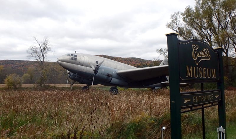 Curtiss Plane Sign