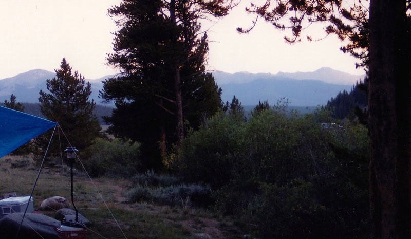 Dinner Station Campground above Taylor Lake