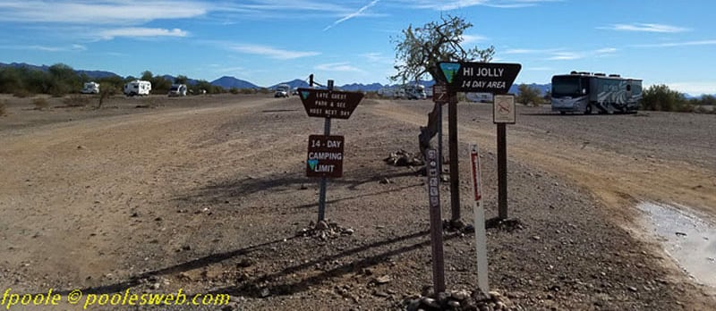 Hi Jolly, Short Term Visitor Area, Quartzsite