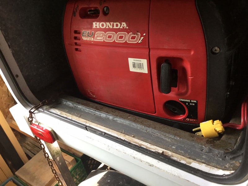 Honda Generator Compartment Modification 1