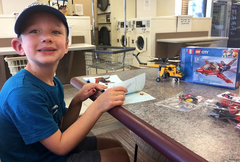 Legos At Laundry Mat