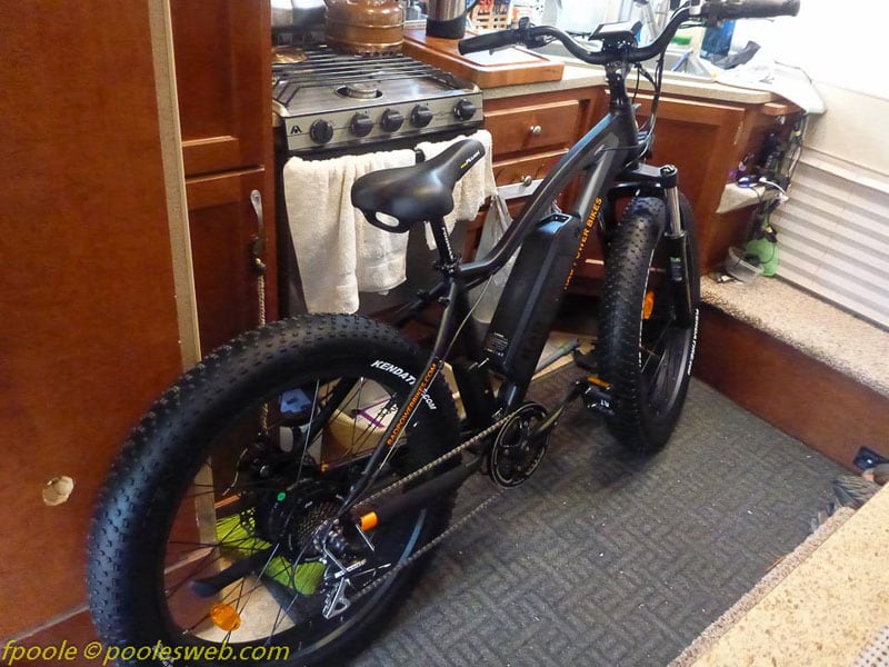 RAD Bike In Arctic Fox Camper