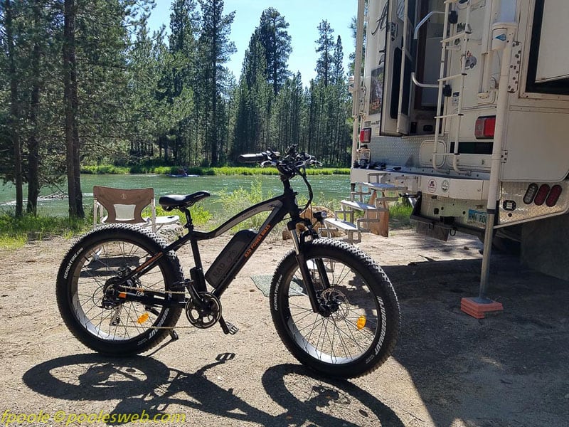 RAD Bike Next To Camper