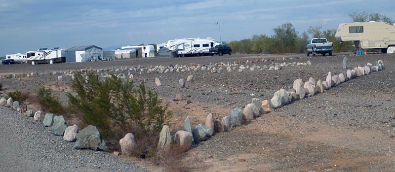 Rock Boundaries Quartzsite