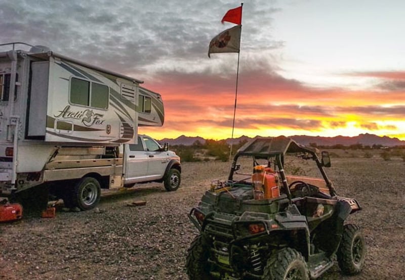 Sunset In Quartzsite