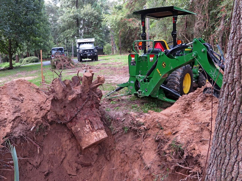 Texas Stump Pulling