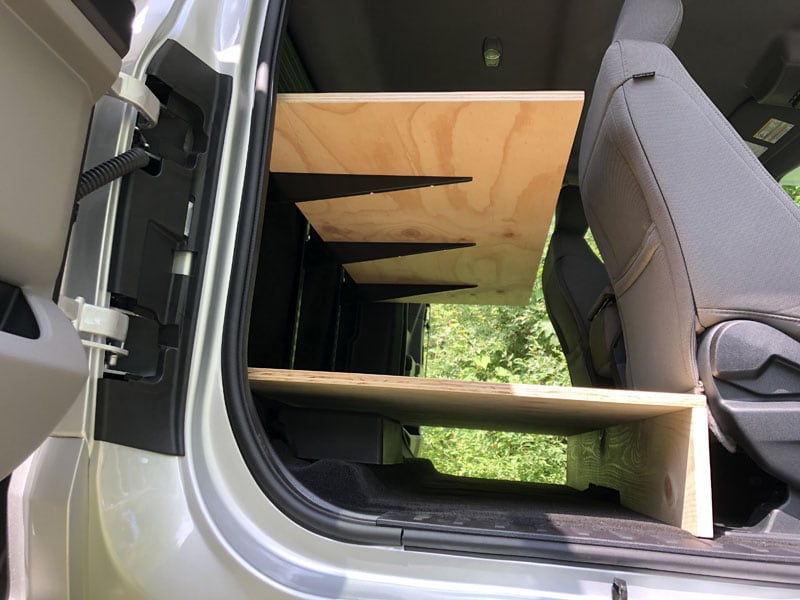 Truck Storage Shelf Detail