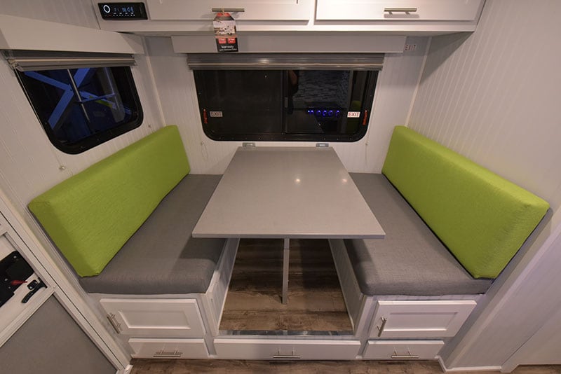 2019 Granite 11RL Dinette At Night